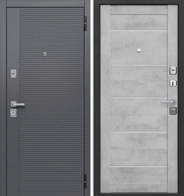 Входная дверь Гарда Бостон Бетон снежный